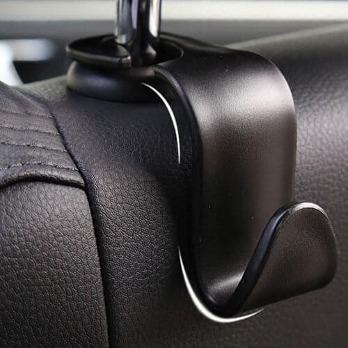 New Car Seat Back Headrest Mount Bottle Bag Sundries Plastic Hook Hanger Organizer