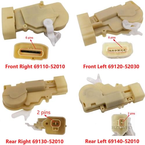 New Door Lock Actuators Front Rear Left Right For Toyota Echo Yaris Platz Vitz PRIUS Scion xB For Lexus RX300 GS300 GS430 GS400