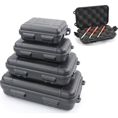 Portable Waterproof Outdoor Sealed Box Survival Outdoor Anti-pressure Shockproof ABS Ammo Storage Case EDC Tool Container