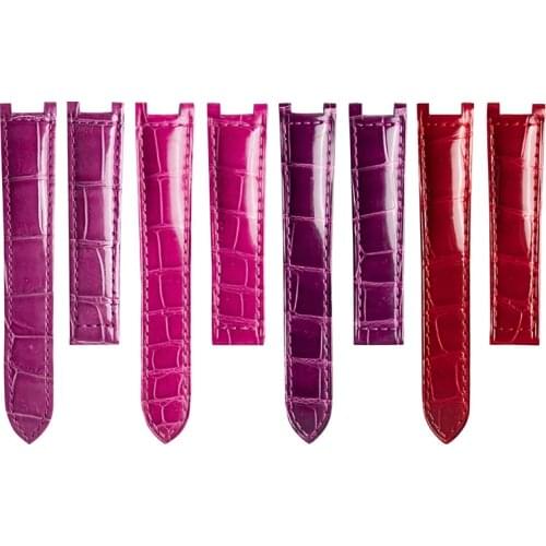 Crocodile Leather Straps For Pasha Watchs, Blet Watch Bands Watch Parts 14-21mm