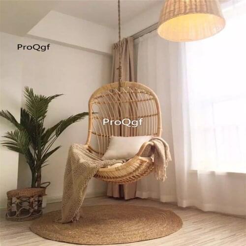 Prodgf 1 Set rattan garden egg shape hanging new series chair