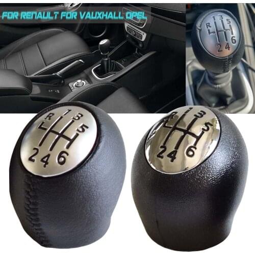 6 Speed Shifter Gear Knob HeadBall For Renault SCENIC LAGUNA TRAFIC ESPACE MASTER For Vauxhall Opel MOVANO for Nissan INTERSTAR