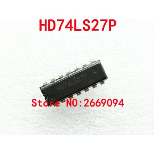 5PCS / 10PCS /50PCS /100PCS SN74LS27N 74LS27N HD74LS27P HD74LS27 74LS27 74LS27P DIP-14 NEW
