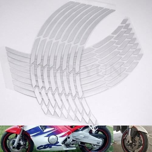 Universal New 17-19 motorcycle car tire tire sticker reflective rim tape For YAMAHA YZF R1 R6 R6S YZF-R25 YZF-R3 YZF R125 YZFR5