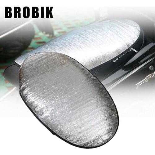 Motorcycle Waterproof Reflective Aluminum Foil Film Heat Insulation Pad Seat Cover Sunscreen Pad Electric Car Seat Cushion