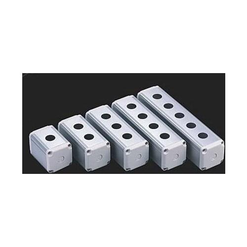 1hole 2holes 3holes 5holes 16mm/19mm/22mm/25mm Cut-out Aluminium Alloy Switch box with Stainless steel push button switch