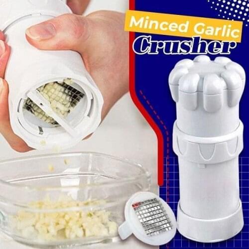1pc Garlic Presses Garlic Chopper Crusher Grater New Kitchen Fruit Vegetable Tool Portable Creative Kitchen Cooking Tools