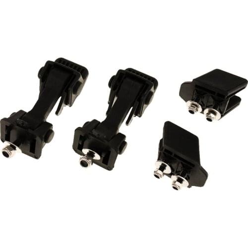 2 Pieces Auto Car Hood Latch Assembly For Jeep Wrangler TJ 1997-2007 Black