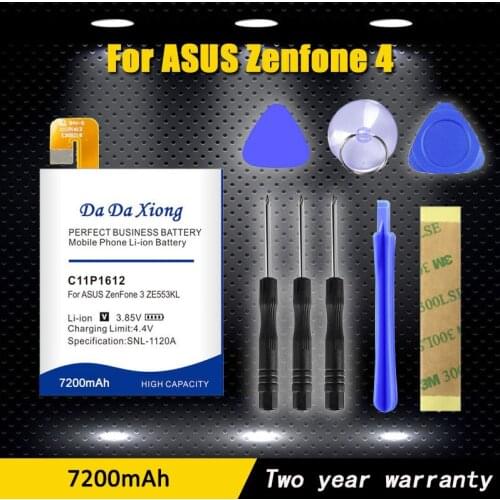 0 Cycle 6900mAh C11P1612 Battery For ASUS Zenfone 4 Max Pro Plus ZC554KL X00ID Zenfone 3 Zoom Z01HDA ZE553KL