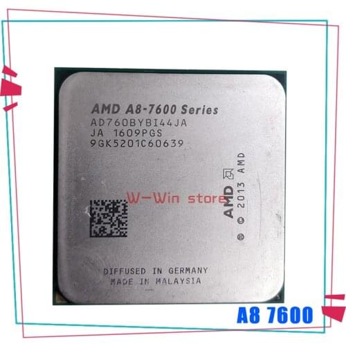 AMD A8-Series A8-7600 A8 7600 3.1GHz Quad-Core AD7600YBI44JA AD760BYBI44JA Socket FM2