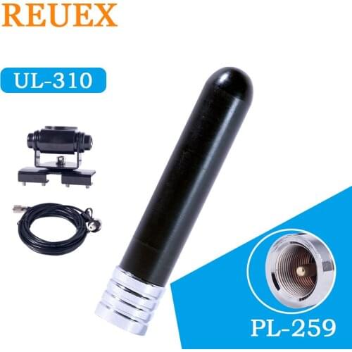 Nagoya Car Mobile Radio Antenna NL-310 PL259 Mount Dual Band 5m Super Gainer RC-316 Coaxial Cable RB-400 Clip Mount Bracket