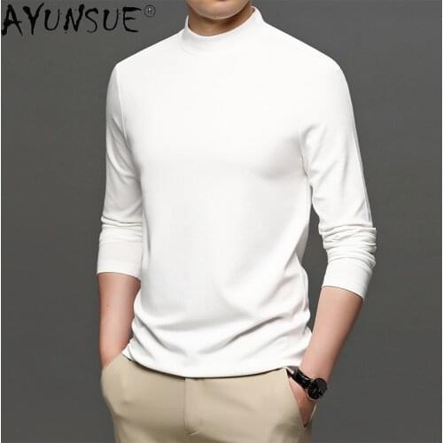 Мужские футболки с длинным рукавом AYUNSUE China At AliExpress