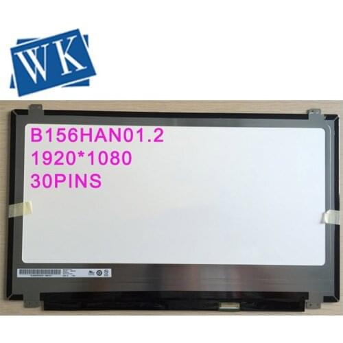 Free Shipping 15.6" LCD LED Screen B156HAN01.2 LP156WF4 SPB1 SPU1 LTN156HL01 BE-EA1 EB1 E156HTN03.4 N156HGE-EA1 EB1 30Pins EDP