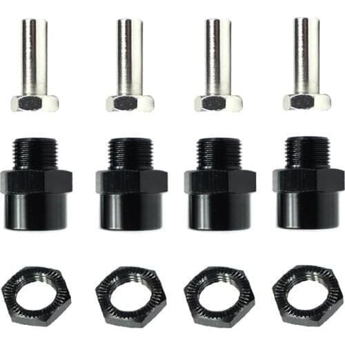 For DIY RC Car 12mm to 17mm Wheel Hex Conversion Adapter For Arrma Traxxas Redcat HPI HSP Kysho 1/10 RC Model Car Upgrade