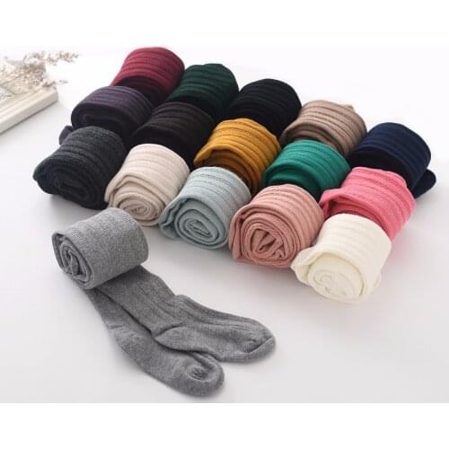 Girls tight baby tights solid baby stocking kids cotton toddler tights pants underpants pantyhose childrens clothing