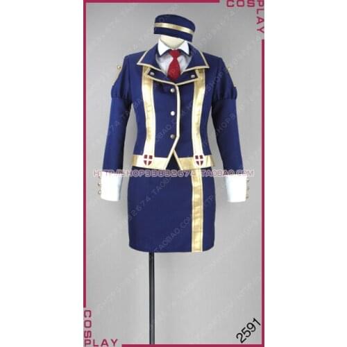 KonoSuba: Gods Blessing on this Wonderful World! Belzergs Royal Prosecutor Sena Uniform Dress Cosplay Costume S002