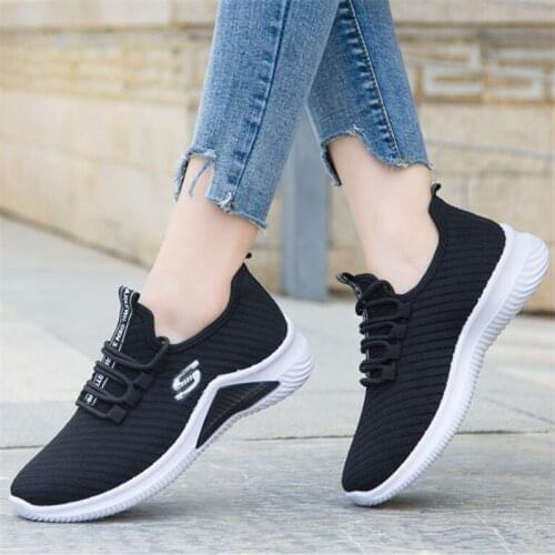 Women Casual Shoes Spring Autumn Sneakers Ladies Casual Walking Vulcanized Shoes Fashion Mesh lace-up Women Shoes