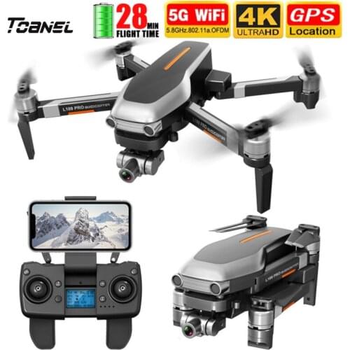 L109PRO GPS Drone 4K Quadcopter Mechanical Two-axis Anti-shake 5G WiFi FPV HD ESC Camera Brushless Helicopter 25mins Flight Time