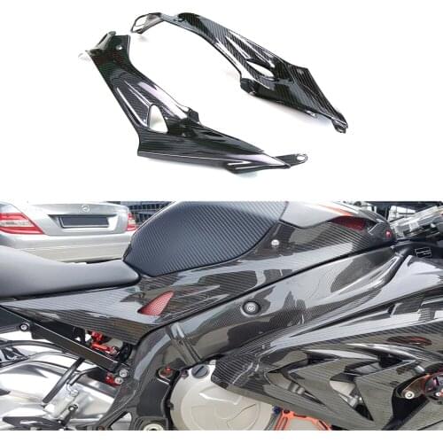 Left Right 1 Pair Carbon Fiber Tank Side Panel Fairing Kits Cover Modified Parts and Decorative Parts for BMW S1000RR 2015-2018