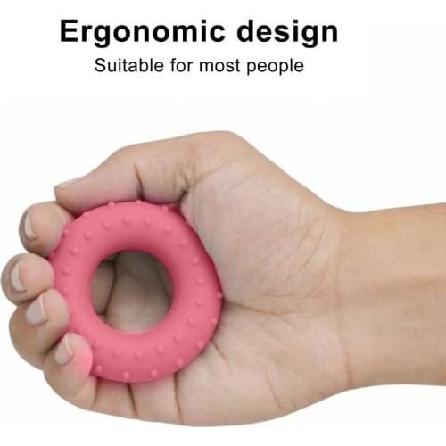 Finger Strength Trainer Ergonomic Design Thicker Muscle Relaxation Portable Muscle Training Gripping Ring for Home