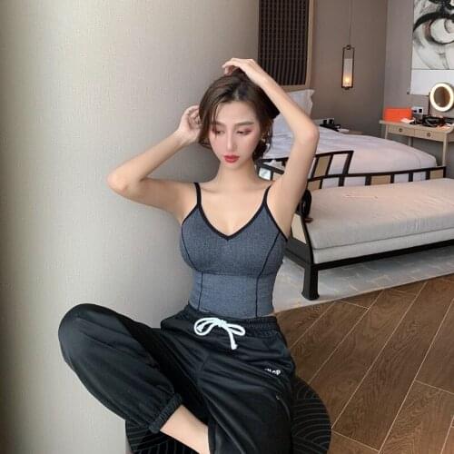 Sports Top Gym Jogging Running Sports Bra Push Up Shockproof Underwear Sport BraH