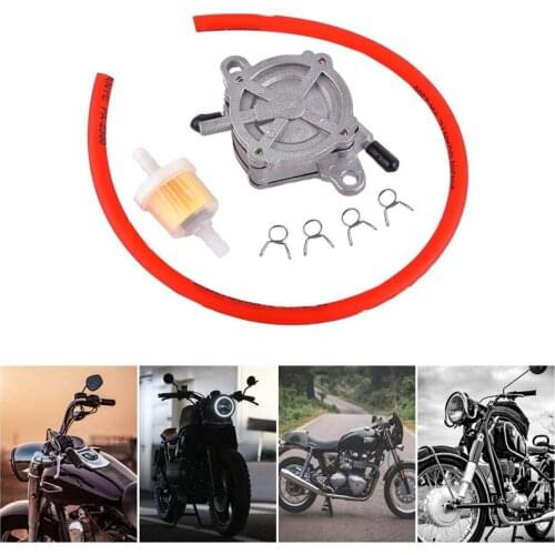 Vacuum Fuel Pump Assembly Replacement for GY6 50Cc 125Cc 150Cc ATV Go Kart Scooter Moped 4 Wheeler Quad Bikes Dune Buggy