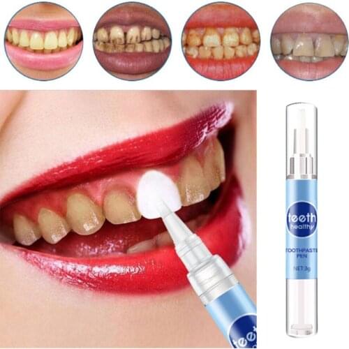 1pcs Portable Teeth Whitening Gel Pen Oral Hygiene Stains Removing Tooth Cleaning Care Toothpaste Pen TSLM1