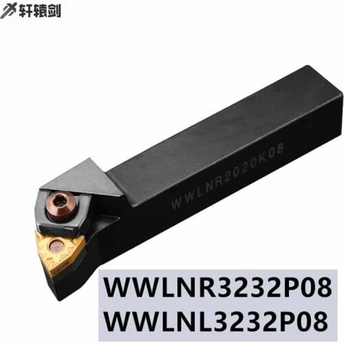 1PC WWLNR 3232P08 WWLNL3232P08 CNC Cutting Set Tool Holder Outer Turning Carbide Insert WNMG