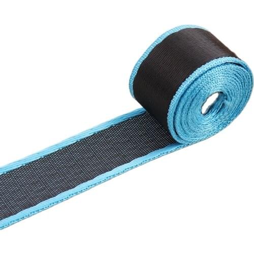 25mm Black Sky Blue Webbing Smooth Ribbon Totes Belts Tape Bag Handle Bag Purse Straps Striped nylon webbing 1"