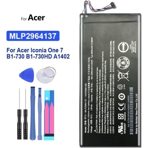 3580mAh MLP2964137 Replacement Battery for Acer lconia One 7 B1-730 B1-730HD A1402 3165142P with Track Code