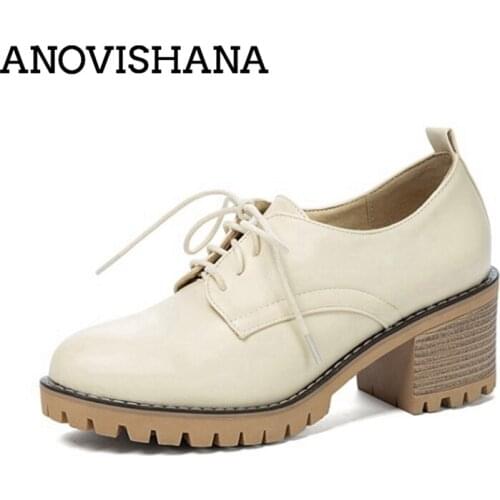 ANOVISHANA Shoes With Medium Heels