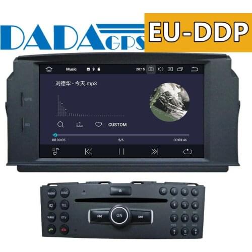Android Car multimedia DVD Player GPS Radio For Mercedes Benz W204 C200 C180 2007-2010 GPS Navigation Radio Audio Stereo DSP