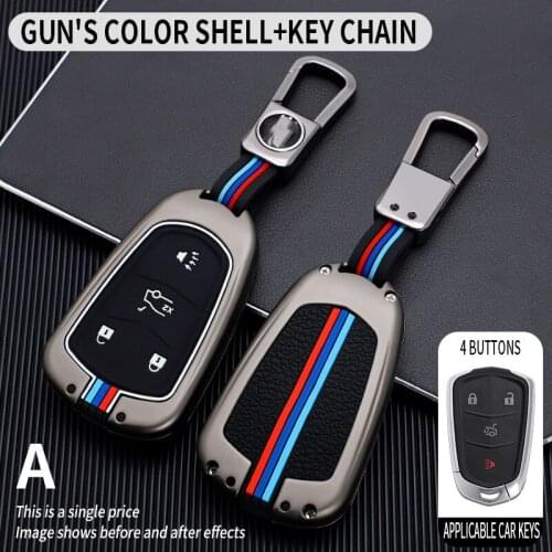 Car Genuine Key Case Holder Shell For Cadillac ESV Escalade CTS XTS SRX ATS 2015 2016 2017 2018 CT5 XT5 XT6 Accessories