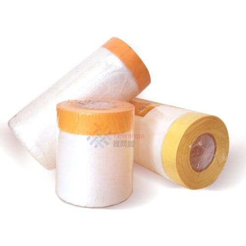 Home Painting Decoration Cover PE Masking Dust Proof Spraying Film Furniture Shading Car Painting Pre-Taped Protection Mulch
