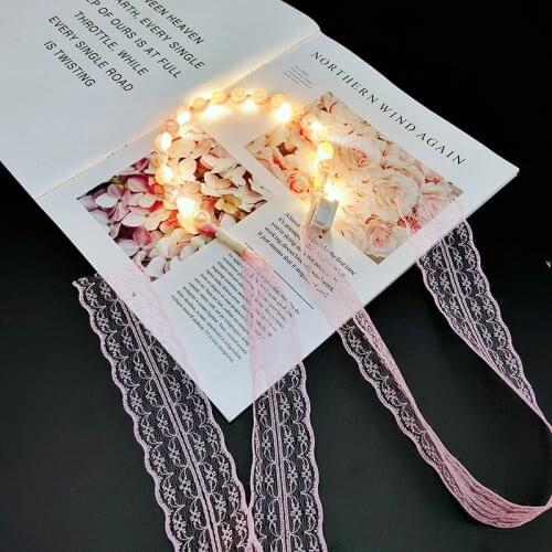 Led Colorful Three Gears Color-changing Luminous Flashing Pearl Streamer Fairy Lace Headdress Female Tying Hair Tie Headband