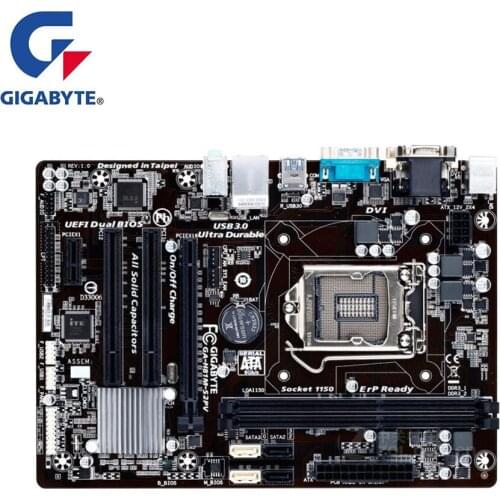 For Gigabyte GA-H81M-S2PV H81M-S2PV Motherboard LGA 1150 For Intel H81 Used Desktop Mainboard USB3.0 SATA3