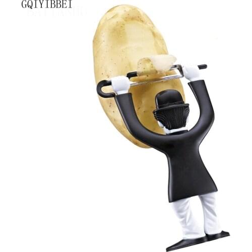 GQIYIBBEI Creative Plastic Cartoon Characters Fruit Vegetable Potato Cutter Peeler Cooking Tools Kitchen Accessories Gadgets