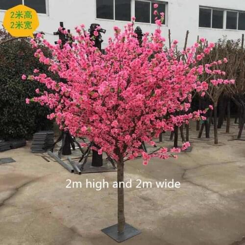 Simulation peach tree red wishing Tree