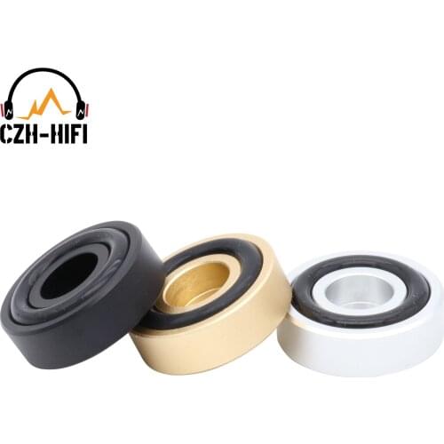 29x10mm Amplifier Speaker Isolation Stand Base CNC Machined Solid Aluminum Feet Pad CD Player Subwoofer Guitar AMP Cobinet Base