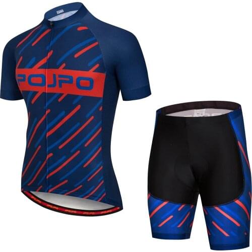 JPOJPO Cycling Jersey Sets ropa ciclismo bicycle Wear Mtb Pro bike Team racing Men cycle outdoor bicycle jersey set