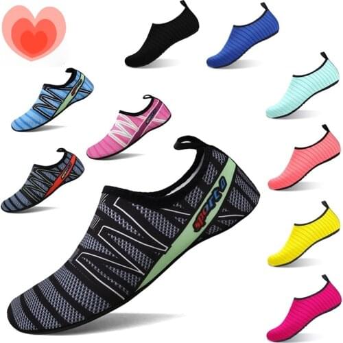 Summer Water Shoes Men Barefoot Quick-Dry Swimming Aqua Shoes Seaside Beach Slip-On Socks Slippers Yoga Training Sneakers Women