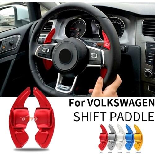 Hot 2pcs/lot Auto Accessory Car Steering Wheel Shift Paddle Fit for CROSS LAVIDA TIGUAN SCIROCCO TOUARGE GOLF 6 CC SHARAN