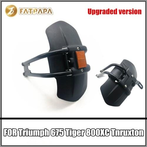 Upgraded version - Motorcycle License plate frame Night light Rear Fender FOR Triumph 675 Tiger 800XC Tnruxton Tiger 800 XC