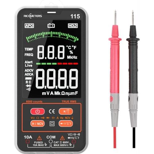 RM115 Multimeter 6000 Counts Multimetro Professional Digital Multimeters Multimetre Tester ACDC Current Voltage Auto-Ranging