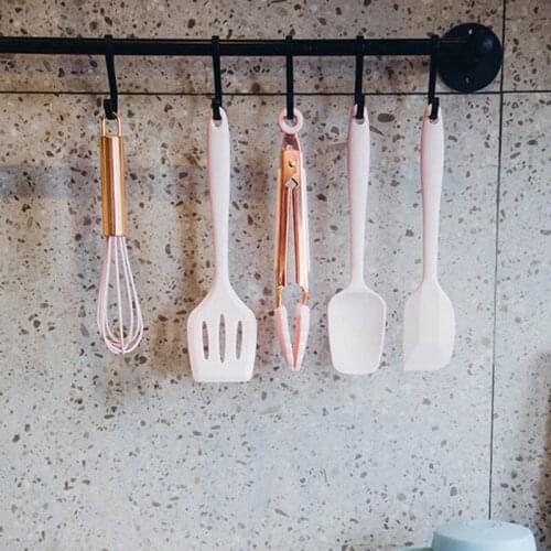 5pcs Baking Tools Set Spoon Spatula Cream Scraper Cuisine Heat-Resistant Set Non-stick Cooking Egg Beaters Kitchen Accessories