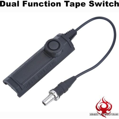 Night Evolution Weapon Light Remote Dual Function Compact Tape Switch Airsoft Tactical Gun Flashlight Accessories NE07010