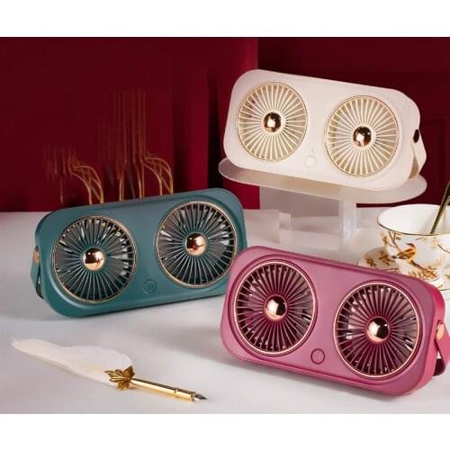 Cooling Fan USB Fold Fan Portable Small Air Cooler Charging Household Electrical Appliances Desk Fan