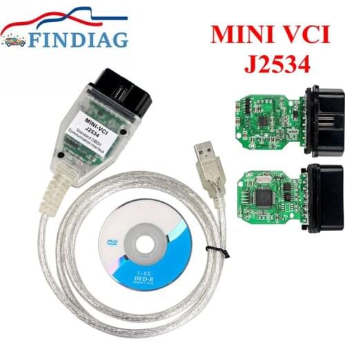 Superior For Toyota MINI VCI TIS Techstream FT232RL Chip J2534 MINI VCI V15.00.028 OBD Diagnostic Cable Interface Multi-Language