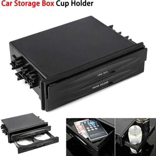 Universal DIN Storage Tray Storage Tray Cup Holder Cup Holder Car Automotive Drop Shipping