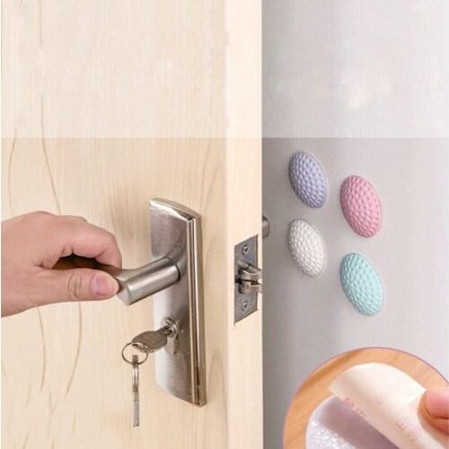 Thickened Wall Door Handle Silicone Anti-collision Pad Door Wall Table Corner Anti-collision Protection Wall Stickers